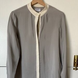 Women’s Silk Long Sleeve Blouse by Frame